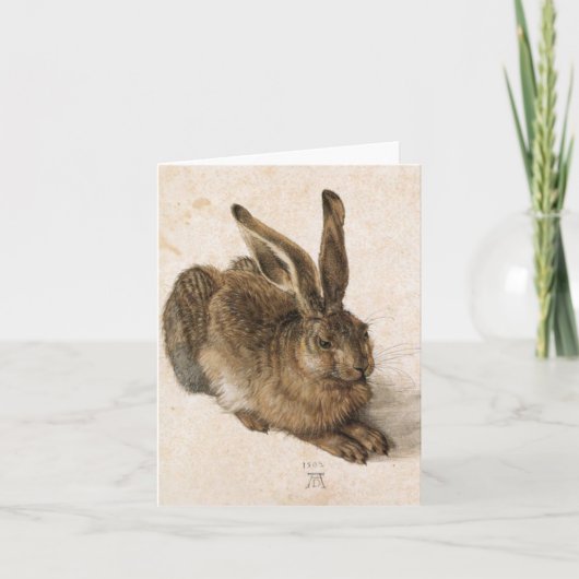 Carte Albrecht Dürer - Junger Hase (Young Hare), 1502 (Devant)