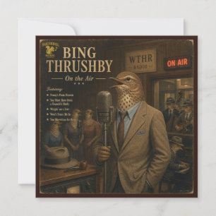 Carte Album Bing Thrushby : une parodie