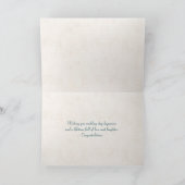 Carte Album de mariage vintage Félicitations (Intérieur)