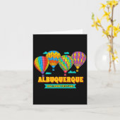 Carte Albuquerque Balloon Festival New Mexico Fiesta (Fleur jaune)