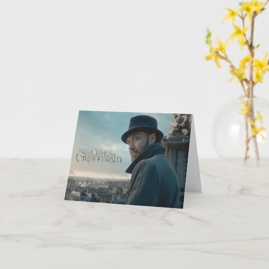 Carte Albus Dumbledore Photo (Fleur jaune)