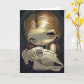 Carte "Alchemical Angel I" Greeting Card (Fleur jaune)