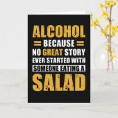 Carte Alcool du Parti Dit Drôle (Fleur jaune)