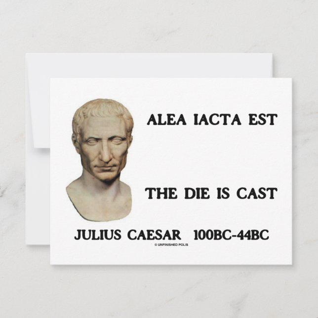 Carte Alea Iacta Est - Le Mort Est Cast (Devant)