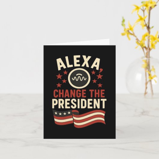 Carte Alexa Change Le Président (Fleur jaune)