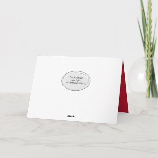 Carte Alexa Command white dinner plate birthday (Dos)