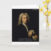 Carte Alexander Pope "Art contre esprit" Citations de sa (Fleur jaune)