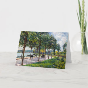 Carte Alfred Sisley - Allée de châtaigniers