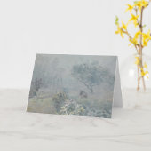 Carte Alfred Sisley - Fog, Voisins (Fleur jaune)