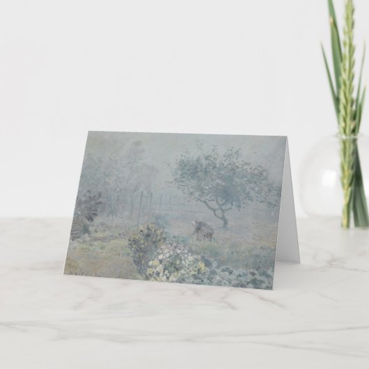 Carte Alfred Sisley - Fog, Voisins (Devant)