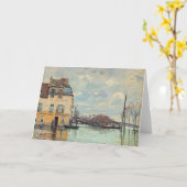 Carte Alfred Sisley - Inondation à Port-Marly 1872 (Fleur jaune)