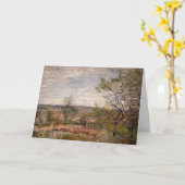 Carte Alfred Sisley - Journée venteuse à Veneux (Fleur jaune)