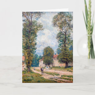 Carte Alfred Sisley - Le chemin Versailles