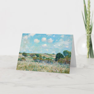 Carte Alfred Sisley - Le pré