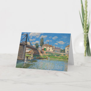 Carte Alfred Sisley - Pont de Villeneuve-la-Garenne