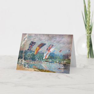 Carte Alfred Sisley - Régates à Molesey