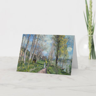 Carte Alfred Sisley - Rives de la Seine à By