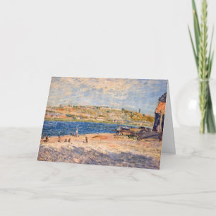 Carte Alfred Sisley - Rives du fleuve à Saint-Mammes