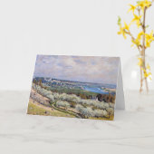 Carte Alfred Sisley - Terrasse à Saint-Germain, Printemp (Fleur jaune)