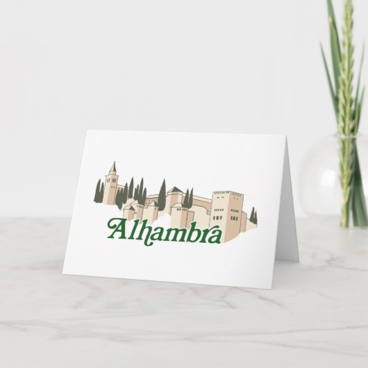 Carte Alhambra (Devant)