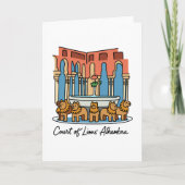 Carte Alhambra Cour des Lions 3 (Devant)