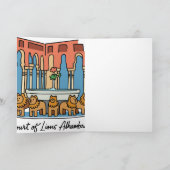 Carte Alhambra Cour des Lions 3 (Intérieur)