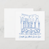 Carte Alhambra Court of the Lions 1 (Devant / Derrière)