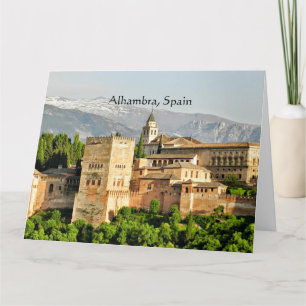 Carte Alhambra, Espagne