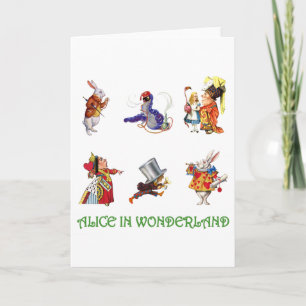 Carte Alice à Wonderland et Friends