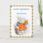 Carte Joyeux Anniversaire Alice Au Pays Des Merveilles Zazzle Be