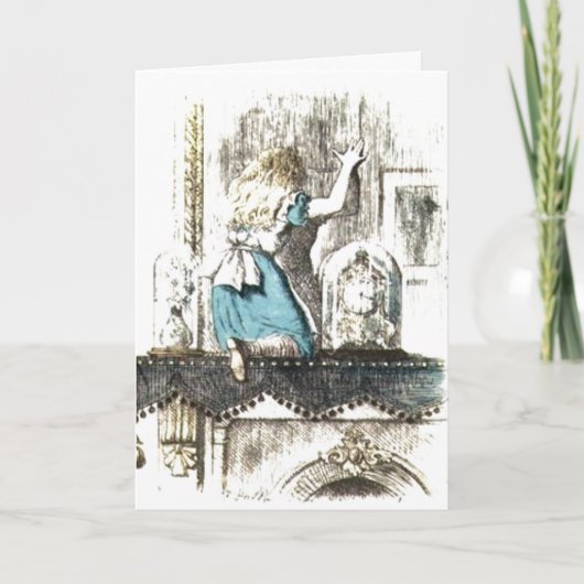 Carte Alice entrant au pays des merveilles (Devant)