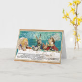 Carte Alice et la fête du thé de la haine (Fleur jaune)