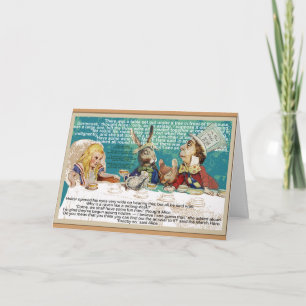 Carte Alice et la fête du thé de la haine