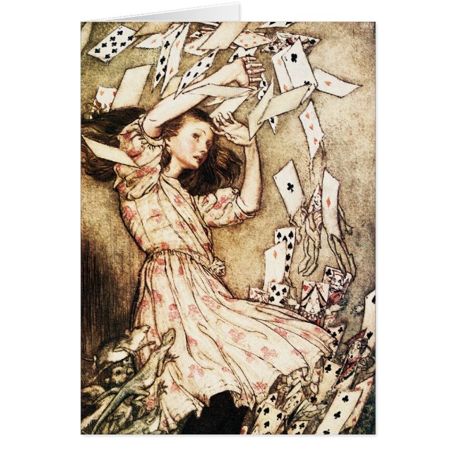 Carte : Alice et le pack de cartes (Devant)