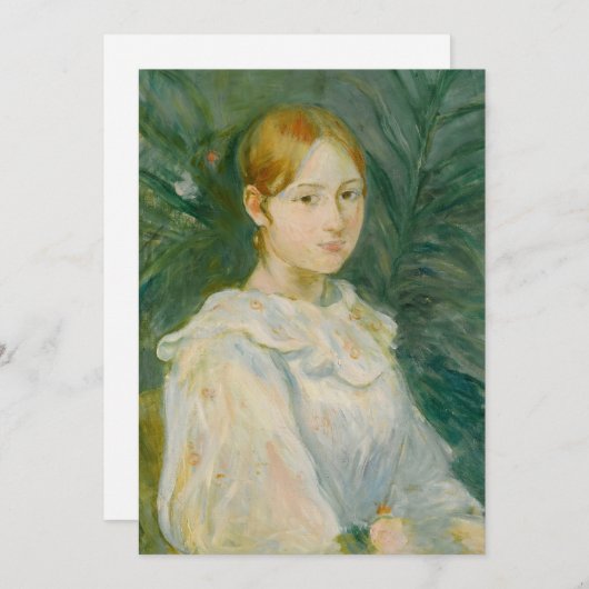 Carte Alice Gamby en Buste | Berthe Morisot (Devant / Derrière)