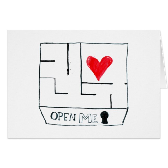 Carte Alice HeartMaze (Devant horizontal)