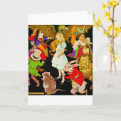 Carte Alice in Wonderland, Jessie Willcox Smith (Fleur jaune)