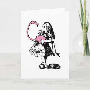 Carte Alice joue au croquet