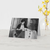 Carte Alice Paul, Drapeau du Suffrage, années 1910 (Fleur jaune)