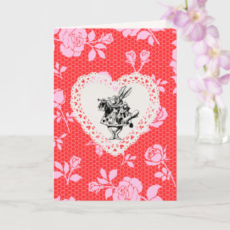 Carte Alice's Adventures in Wonderland Valentine's Card