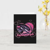 Carte Alien 3 Saint-Valentin Amoureux Xenomorph Heart Rt (Fleur jaune)