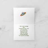 Carte Alien à l'anniversaire (Intérieur)