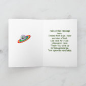 Carte Alien à l'anniversaire (Intérieur)