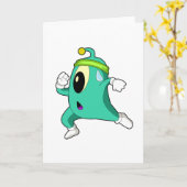 Carte Alien comme coureur (Fleur jaune)