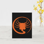 Carte Alien effrayant de Halloween Facebook Horror Citr (Fleur jaune)