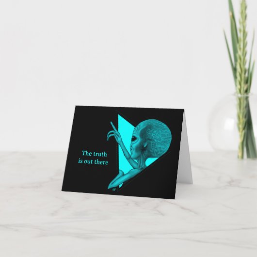 Carte Alien gris, la vérité est là (Devant)