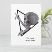 Carte Alien gris, la vérité est là (Debout devant)