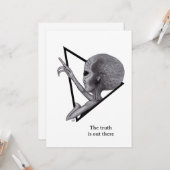 Carte Alien gris, la vérité est là (Devant/Arrière en situation)