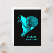 Carte Alien gris, la vérité est là (Devant/Arrière en situation)