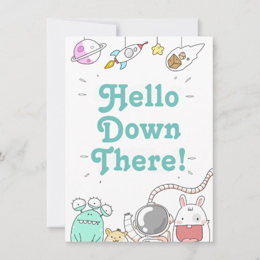 Carte Alien Hello Down There (Devant)
